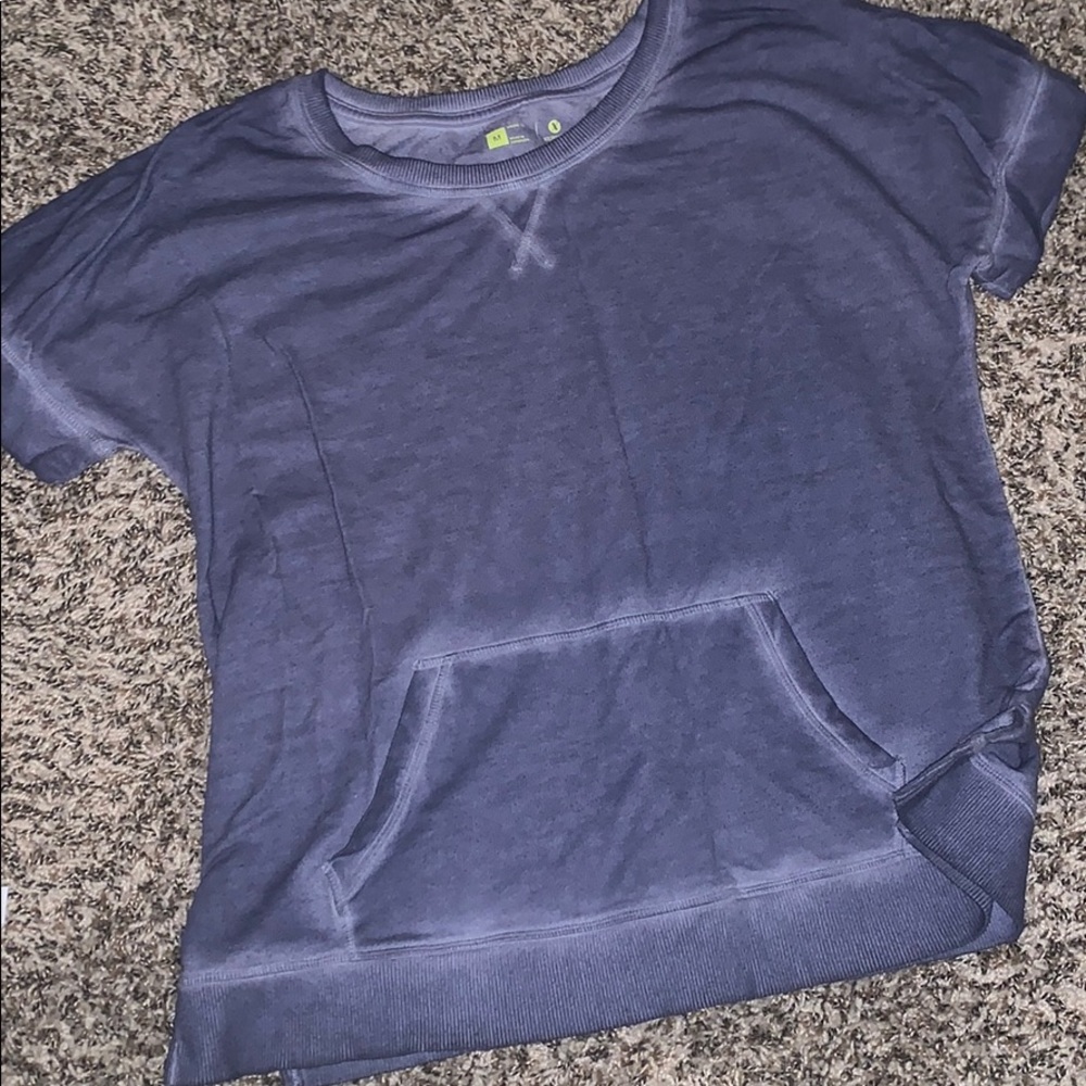 Cotton semi fit athletic top